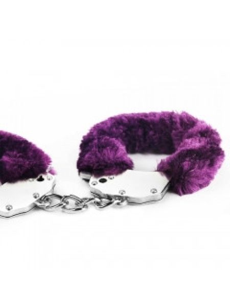 Наручники - Fetish Pleasure Fluffy Hand Cuffs Purple
