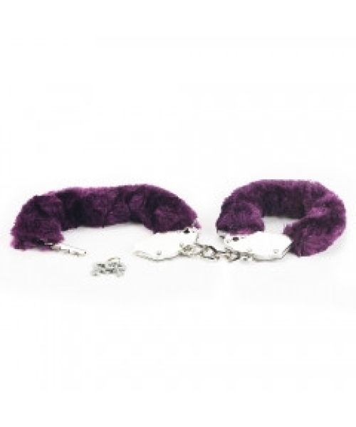 Наручники - Fetish Pleasure Fluffy Hand Cuffs Purple