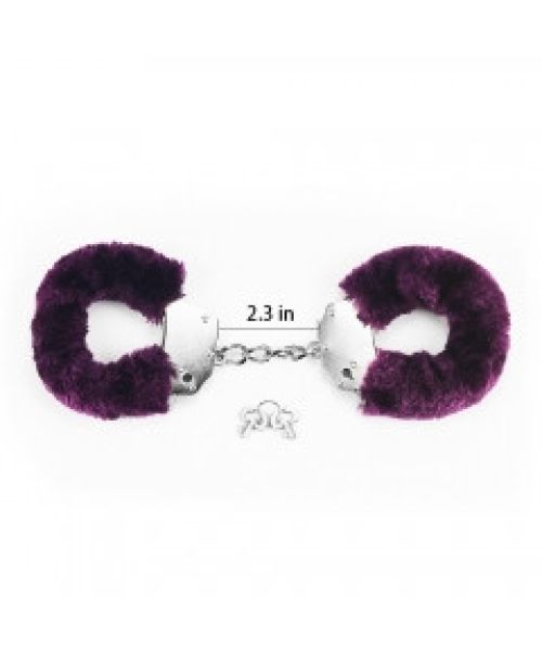 Наручники - Fetish Pleasure Fluffy Hand Cuffs Purple