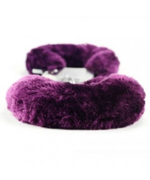 Наручники - Fetish Pleasure Fluffy Hand Cuffs Purple