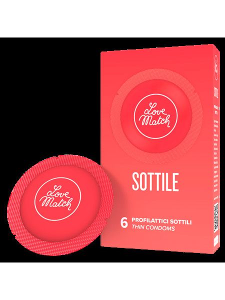 Презервативи - Sottile (Thin), 6 шт.