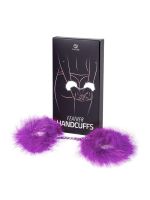 Наручники - Secret Play Feather Handcuffs Purple