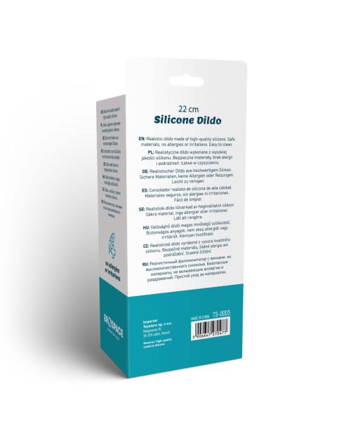 Фалоімітатор - Erospace Natural Play Silicone Dildo D5, 22 см