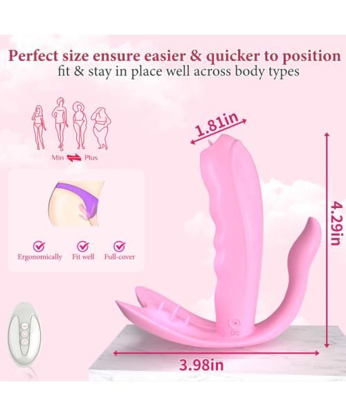 Вібратор - Silicone Vibrator, 7 vibration modes, Heating + APP