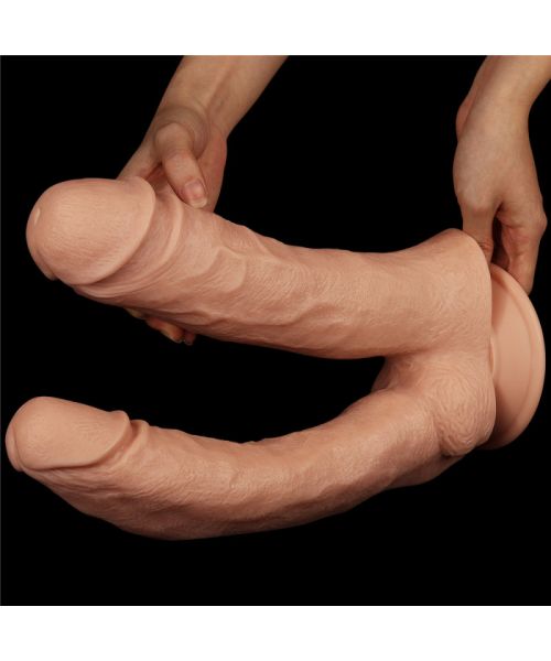 Подвійний фалоімітатор - King-Sized Realistic Mega Double Dildo 12"
