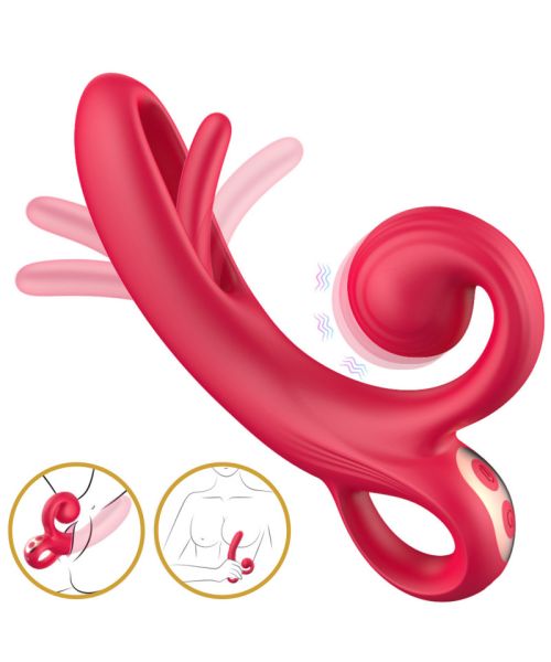 Вібратор - Erospace Sweet Play Tongue Flipping Vibrator A4