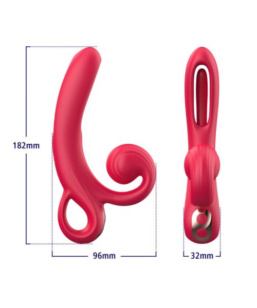 Вібратор - Erospace Sweet Play Tongue Flipping Vibrator A4