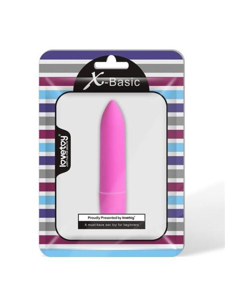 Вібропуля - X-Basic Bullet Long 10 Speeds Pink