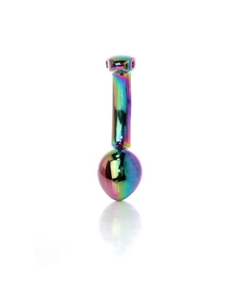 Анальна пробка - Jewellery Multicolour Curved Plug S