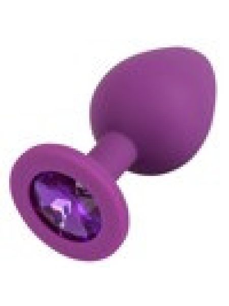 Анальна пробка - Colorful Joy Jewel Purple Plug Medium