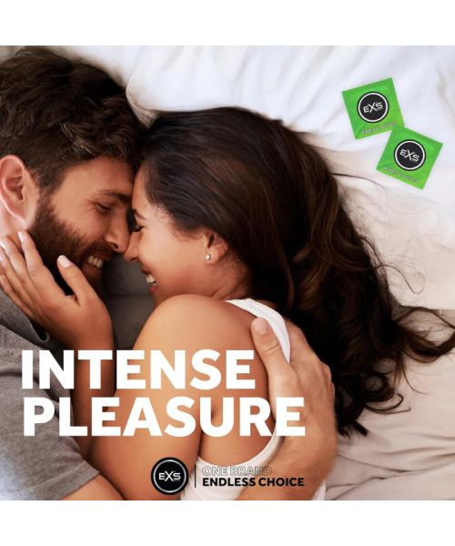Презерватив - EXS Ribbed And Dotted Condom, 1 шт.