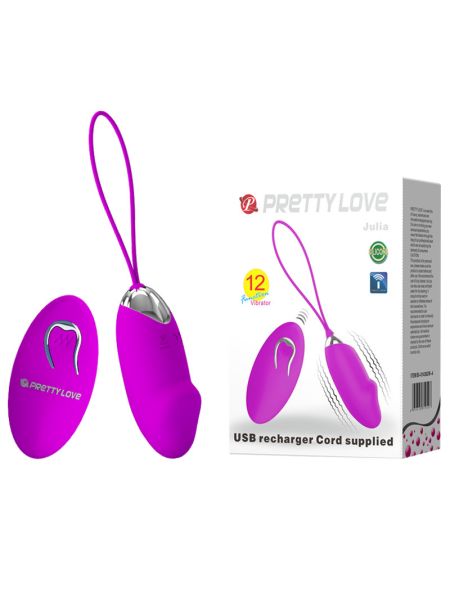 Віброяйце - Pretty Love Julia Vibrating Egg Purple