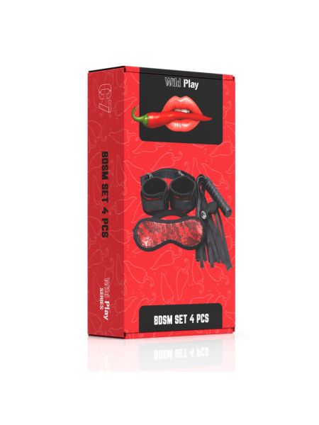 Набір БДСМ - Erospace Wild Play BDSM Set 4 pcs C7