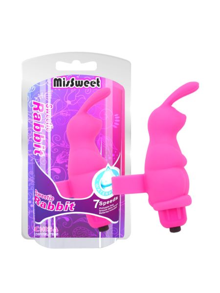 Насадка на палець - MisSweet Sweetie Rabbit Finger Vibrator Pink