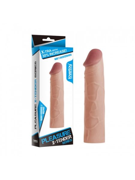 Насадка на член - Pleasure X-Tender Penis Sleeve Add 1" Flesh