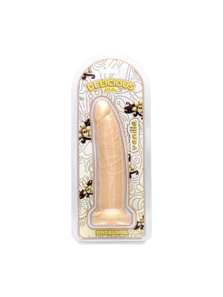 Фалоімітатор з ароматом ванілі - Toyz4lovers Delicious Dildo Vanilla, 19,5 см