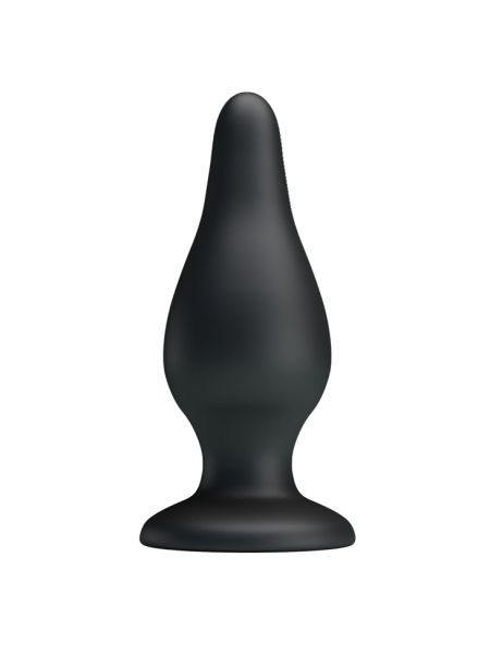 Анальна пробка - Pretty Love Sturdy Silicone Anal Plug Black