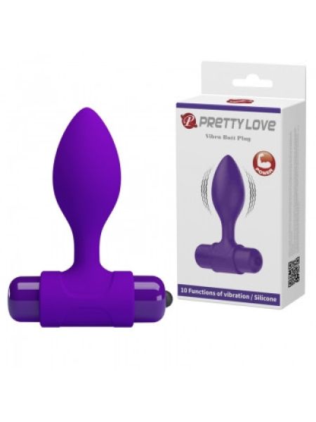 Анальна пробка - Pretty Love Vibra Butt Plug Purple