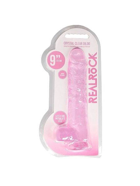 Фалоімітатор - Realrock Dildo 9" Pink