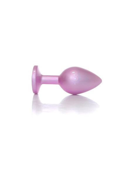 Анальна пробка - Jewellery Pearl Pink Plug Clear M