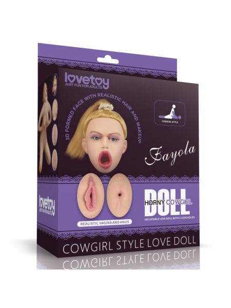 Надувна секс лялька - Cowgirl Style Love Doll