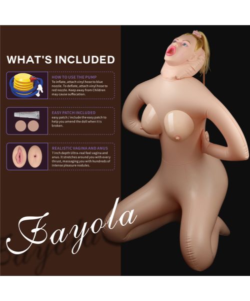 Надувна секс лялька - Cowgirl Style Love Doll
