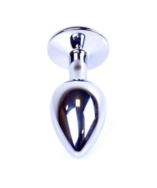 Анальна пробка - Jewellery Silver Plug - Black