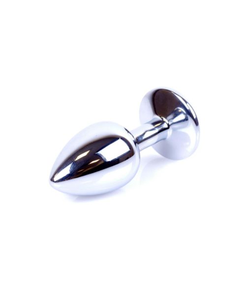 Анальна пробка - Jewellery Silver Plug - Black