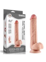 Фалоімітатор - Sliding-Skin Dual Layer Dong 9" Flesh
