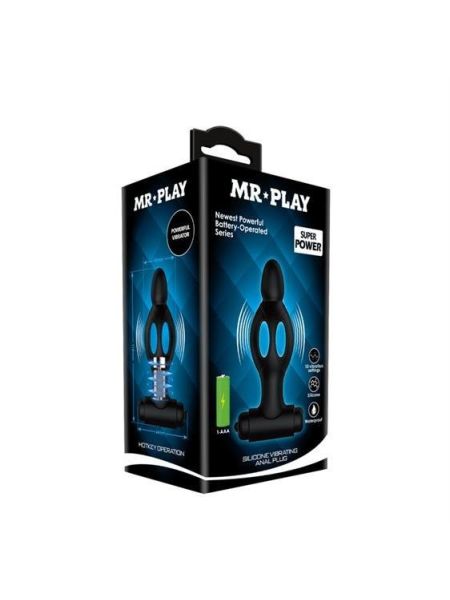 Анальна пробка - Mr.Play Silicone Vibrating Anal Plug