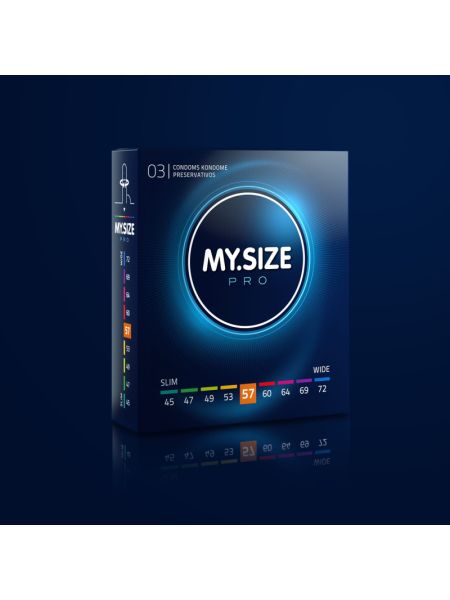 Презервативи - My.Size Pro 57, 3 шт.