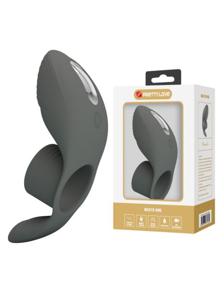 Ерекційне кільце - Pretty Love Master Ring Cock Ring Black