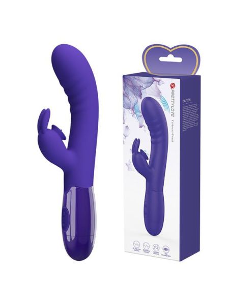 Вібратор - Pretty Love Cerberus Licking Vibrator Blue