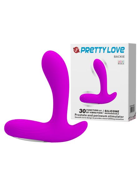 Масажер простати - Pretty Love Backie Prostate Stimulator Purple