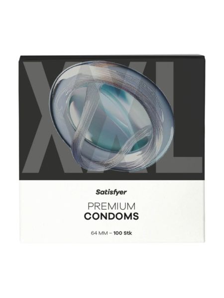 Презервативи - Satisfyer Premium Condoms 64 мм (XXL), 100 шт.