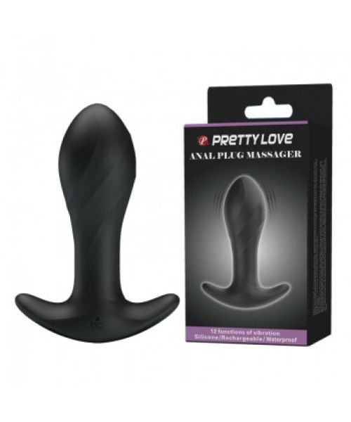 Анальна пробка - Pretty Love Anal Plug Massager Black