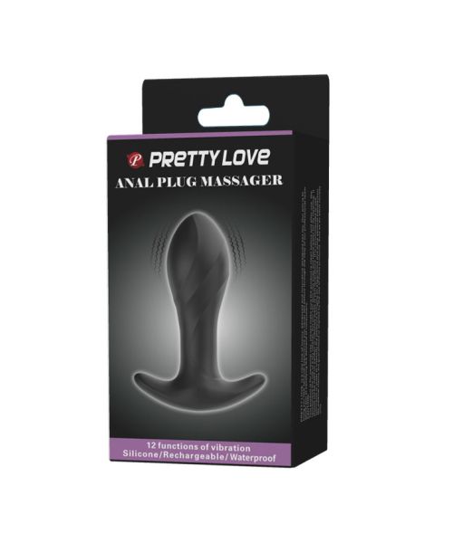 Анальна пробка - Pretty Love Anal Plug Massager Black