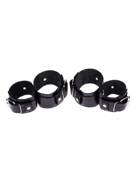 Фіксатор для зап'ястків та щиколоток Fixation Me Ankle Black
