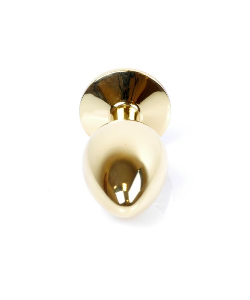 Анальна пробка - Jewellery Gold Plug Light Blue