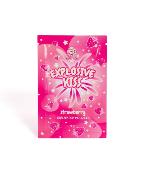Стріляючі цукерки - Secret Play Explosive Kiss Strawberry, 9 г