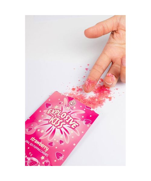 Стріляючі цукерки - Secret Play Explosive Kiss Strawberry, 9 г