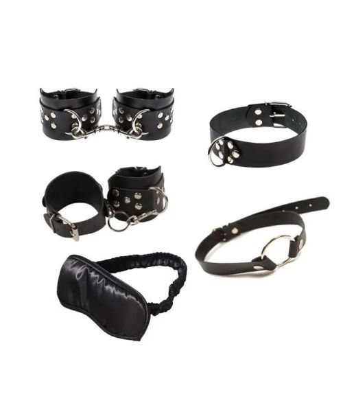 Набір Exxtreme Sex BDSM Leather Set Black