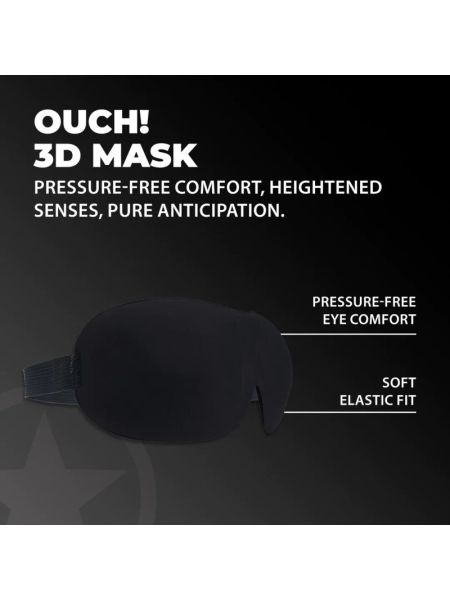 Маска на очі - Ouch! 3D Blindfold Black