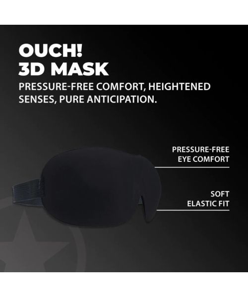 Маска на очі - Ouch! 3D Blindfold Black