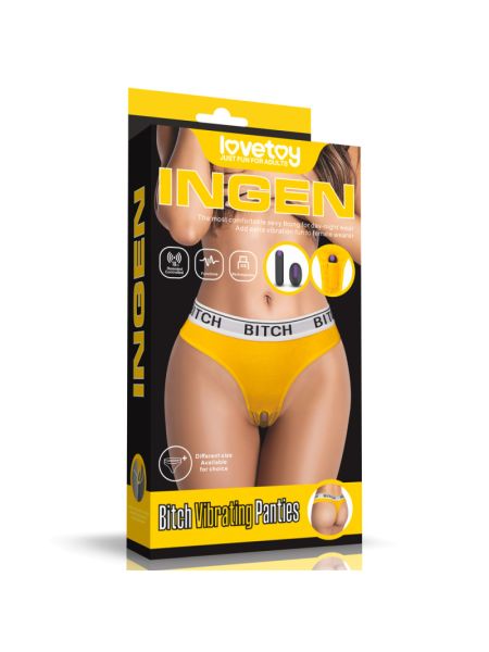 Трусики з вібропулею - Ingen Bitch Vibrating Panties (на талію 86-97 см)
