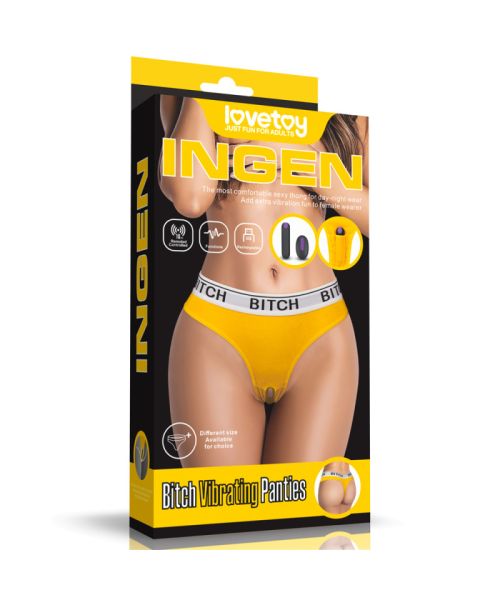 Трусики з вібропулею - Ingen Bitch Vibrating Panties (на талію 86-97 см)