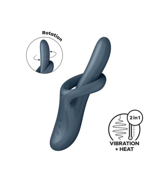Вібратор - Satisfyer Heat Flex 4 Blue