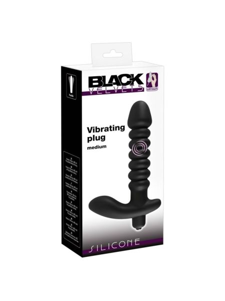 Анальний вібратор - Black Velvets Vibrating Plug Medium