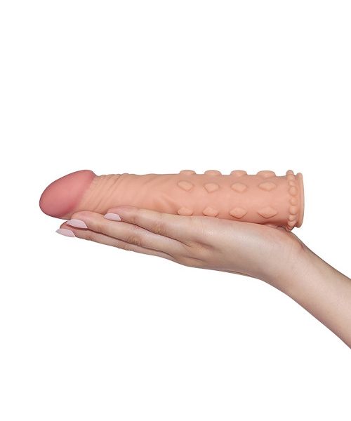 Насадка на член - Pleasure X-Tender Penis Sleeve Add 2" Flesh