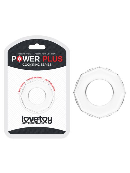 Ерекційне кільце - Power Plus Cockring 4 Clear